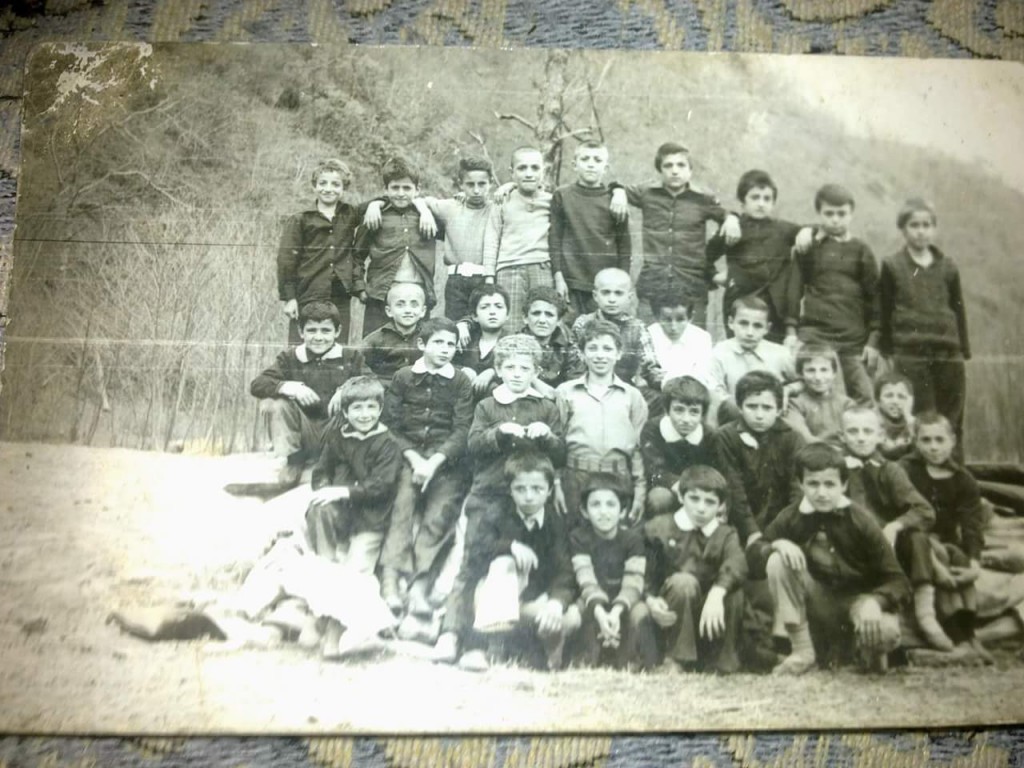 1981 Ballica ilköğretim okulu 4.sınıf toplu resim. Süleyman keskin'in arsivinden